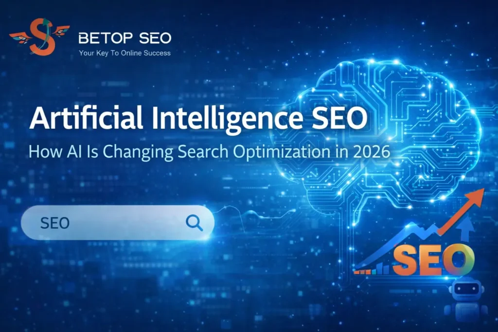 Artificial intelligence SEO showing how AI is changing search optimization in 2026