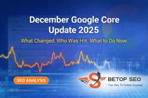 December Google Core Update 2025 algorithm changes and SEO ranking impact visualization