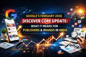 Google’s February 2026 Discover Core Update: What It Means for Publishers & Brands in India