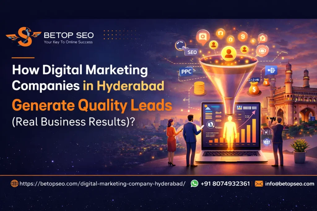 How Digital Marketing Companies in Hyderabad Generate Quality Leads
