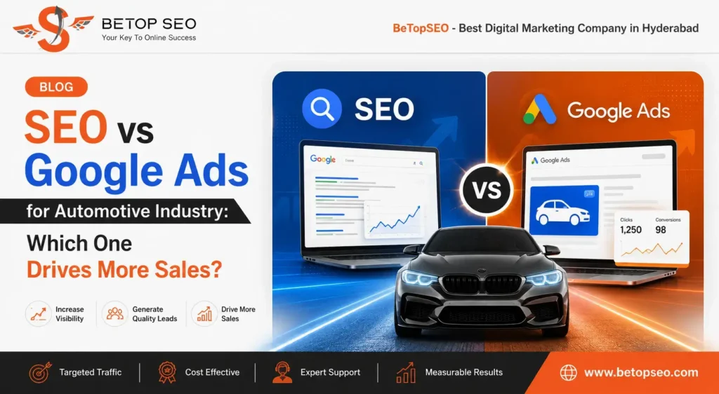 SEO vs Google Ads for Automotive Industry (2026 Guide)