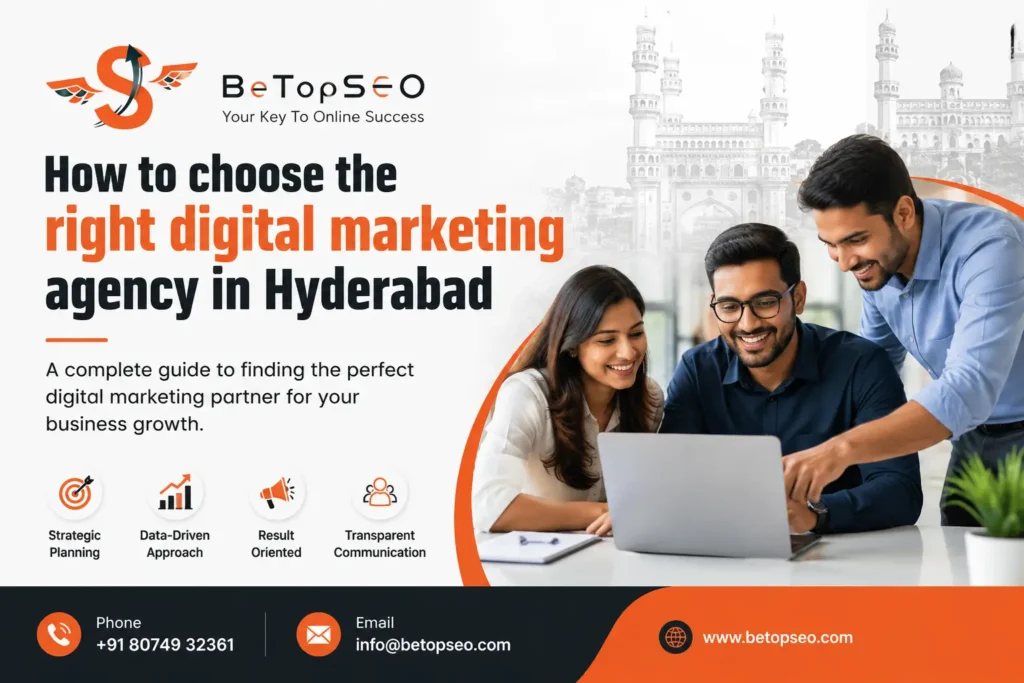 How to choose the right digital marketing agency in Hyderabad