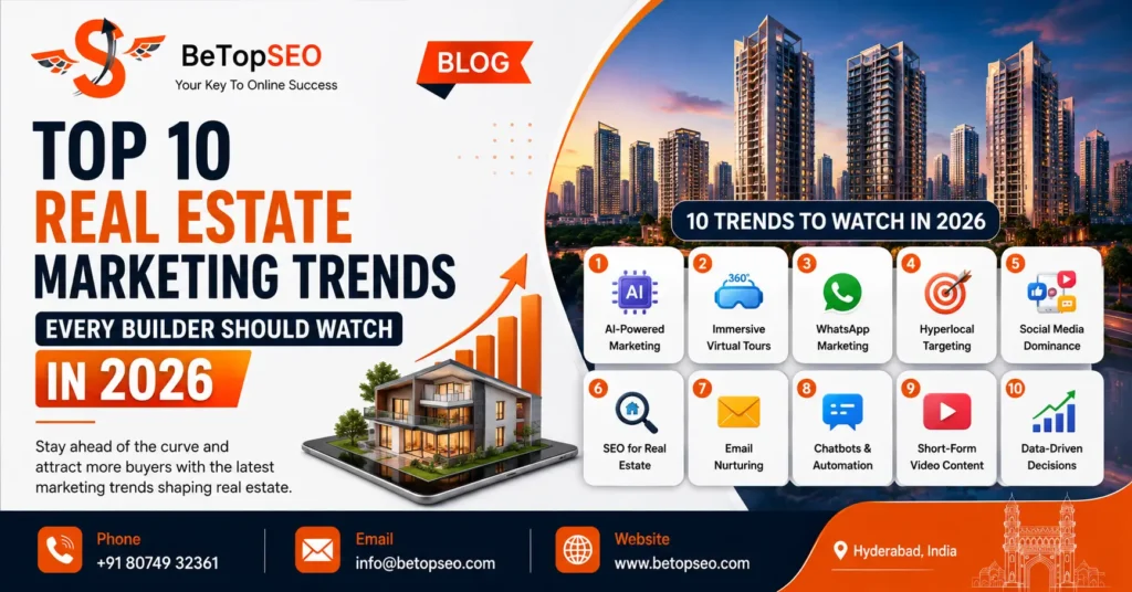 Top 10 Real Estate Marketing Trends Every Builder Should Watch