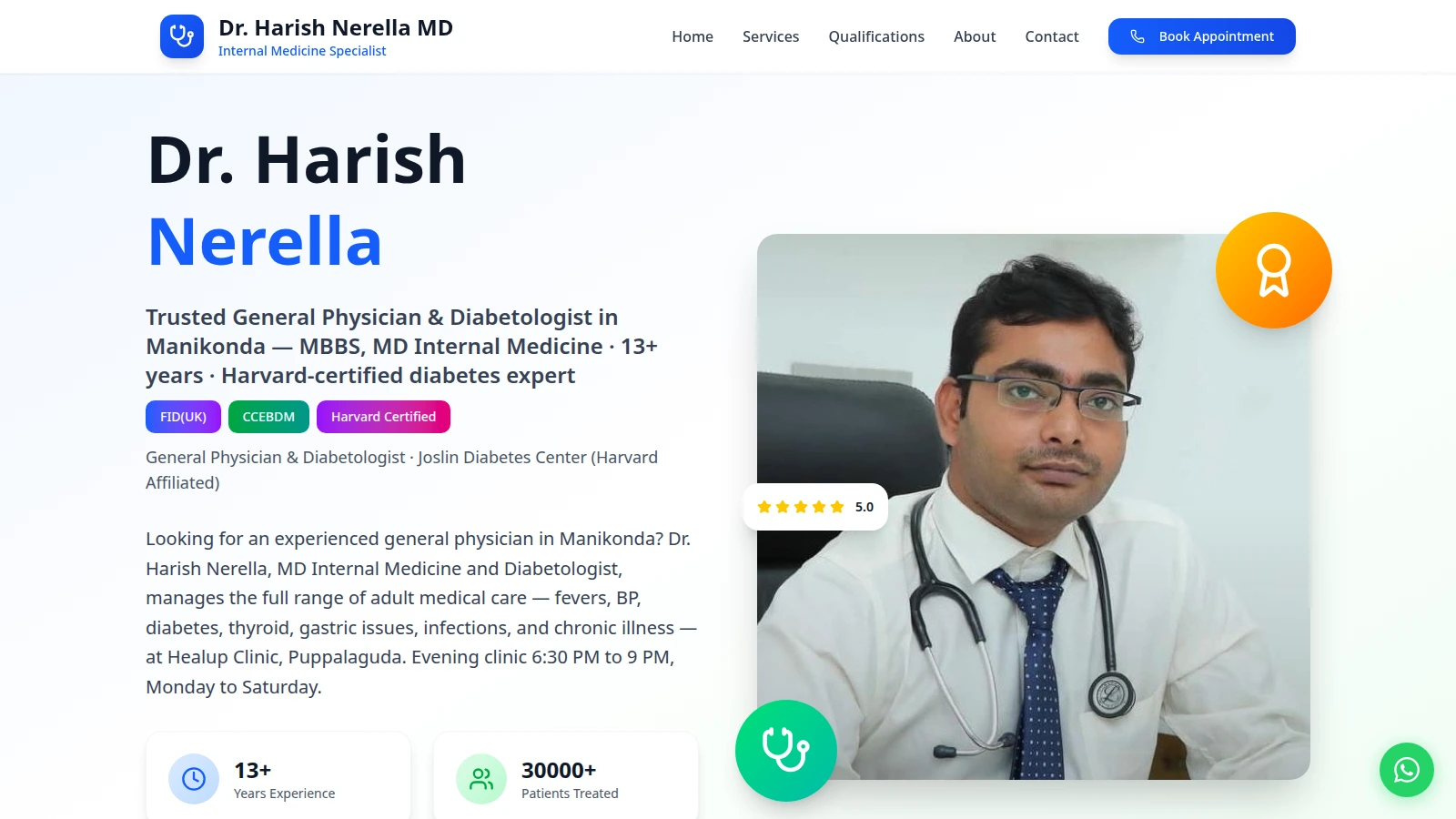 Dr Harish Nerella — BeTopSEO Google Ads and Local SEO portfolio