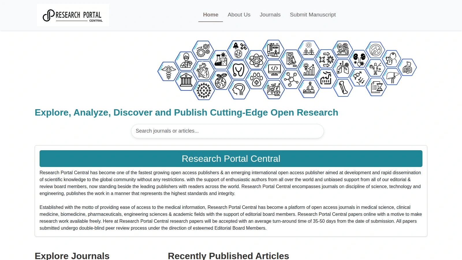 Research Portal Central — BeTopSEO SEO portfolio