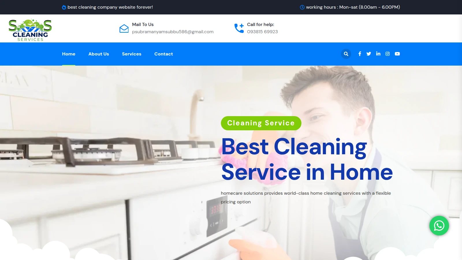 SVS Cleaning Services — BeTopSEO SEO and Google Ads portfolio