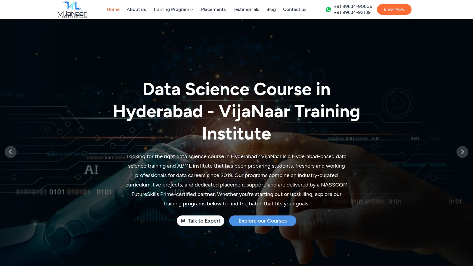 VijaNaar AI Research Labs — BeTopSEO portfolio