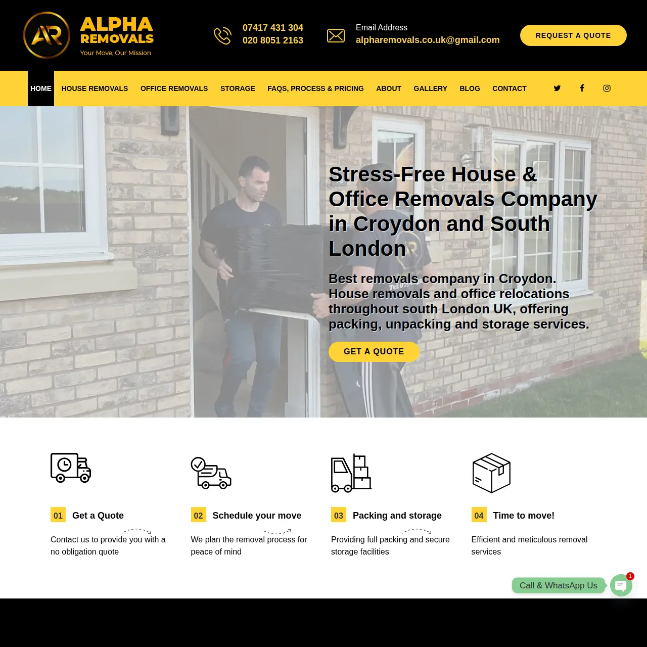 Alpha Removals — BeTopSEO SEO portfolio