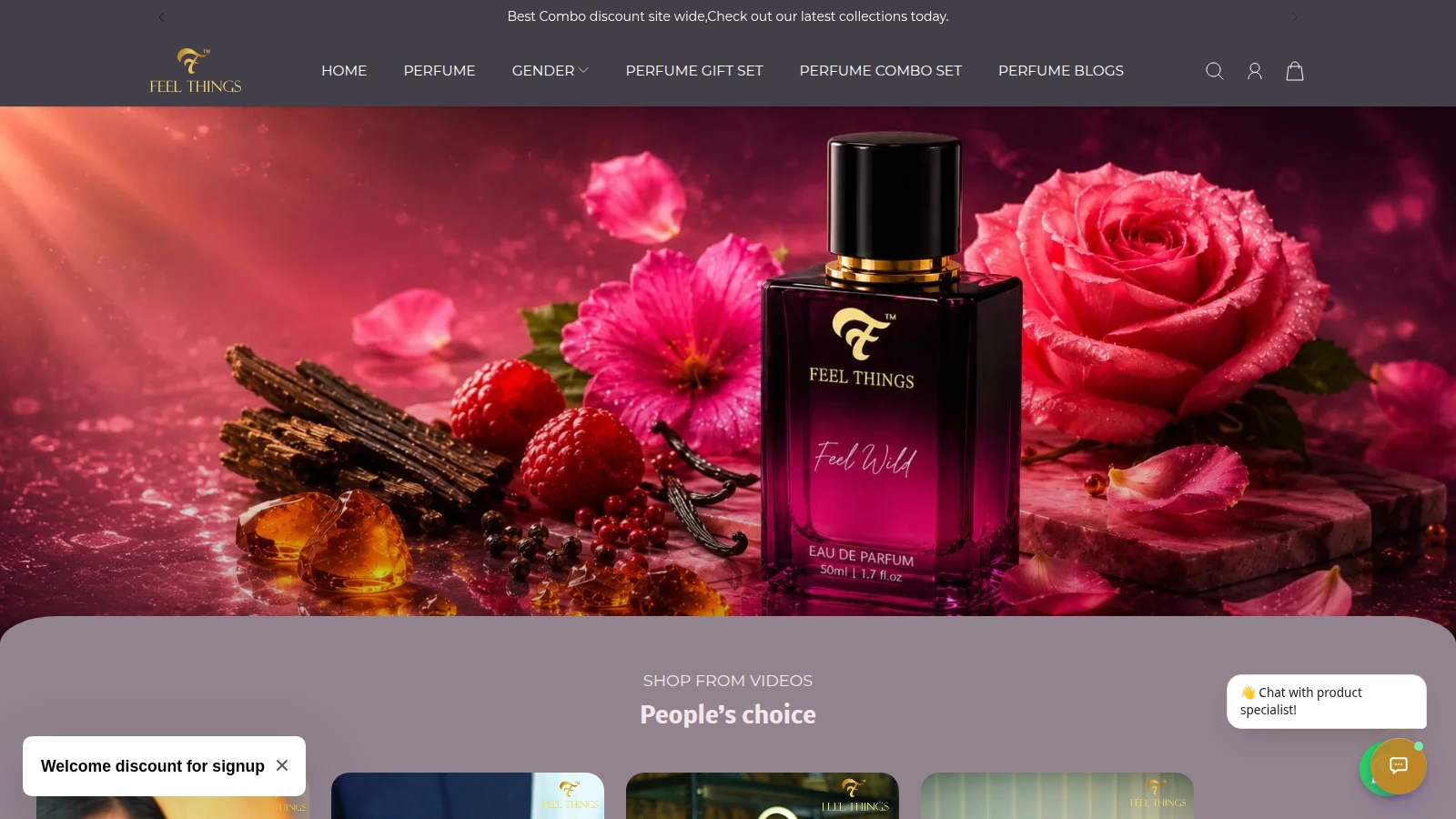 Feel Things — BeTopSEO Shopify SEO portfolio