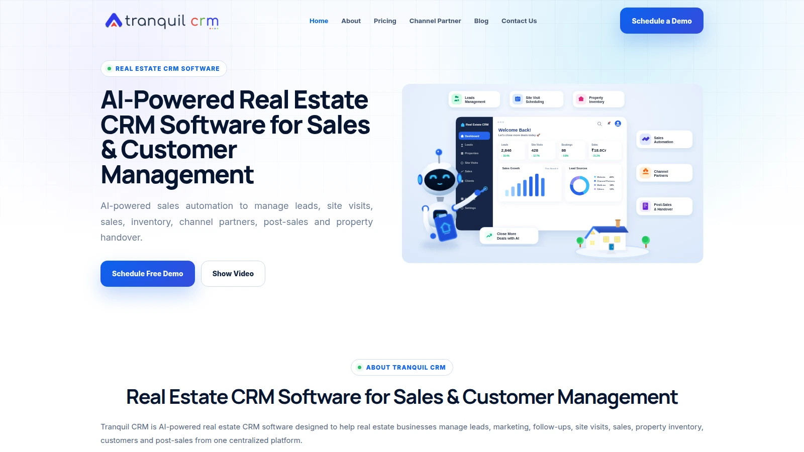 Tranquil CRM — BeTopSEO SEO and Google Ads portfolio